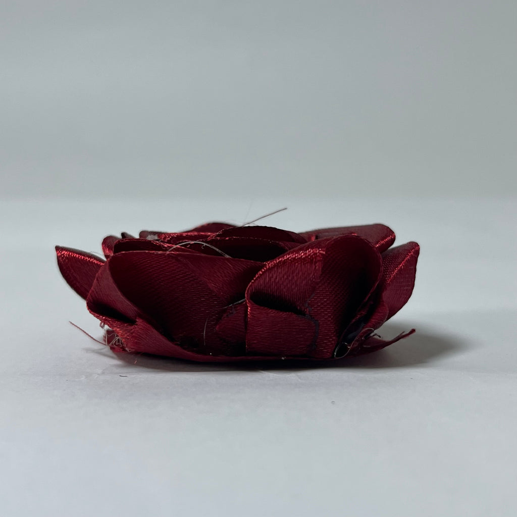 Flower R0se Handmade Satin Ribbon Rose 6.5cm | Decorative Craft Flower Pakistan ...