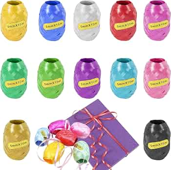 Curling Ribbon for Balloons & Gift Wrapping – Pack of 6